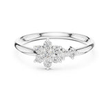 0.15 עיצוב קלאסי עם יהלומים עגולים טבעי סה״כ קראט