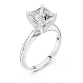 (1.25ct) טבעת סוליטר עם יהלום בליטוש אמרלד מיהלומי מעבדה