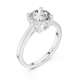 (1.50ct) טבעת סוליטר קלאסית עם יהלום עגול טבעי