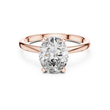 טבעת סוליטר עם יהלום אובאלי 2.00 קראט