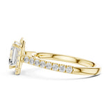 (LSR2972D) Gold and natural diamond ring 0.50 carat