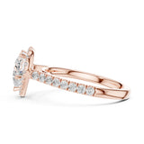 (LSR2972D) Gold and natural diamond ring 0.50 carat