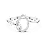 טבעת עם יהלומים עגולים טבעי סה״כ קראט 0.05