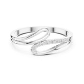 טבעת עם יהלומים עגולים טבעי סה״כ קראט 0.04