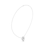 שרשרת יהלום סוליטר עם יהלום בחיתוך מרקיז 2.50 קראט כולל שרשרת זהב