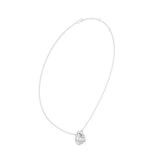 שרשרת יהלום סוליטר עם יהלום בחיתוך טיפה 2.50 קראט כולל שרשרת זהב