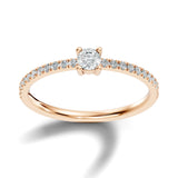 (LSR2972D) Gold and natural diamond ring 0.50 carat