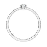 (LSR2972D) Gold and natural diamond ring 0.50 carat