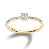 (LSR2972D) Gold and natural diamond ring 0.50 carat