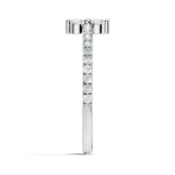 (LSR2972D) Gold and natural diamond ring 0.50 carat