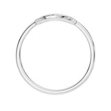 טבעת יהלומים במבנה עגול המשובץ ביהלומים 0.10 קראט