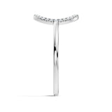 טבעת יהלומים במבנה עגול המשובץ ביהלומים 0.10 קראט