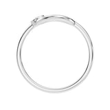 טבעת יהלומים במבנה עגול עם יהלום עגול 0.05 קראט