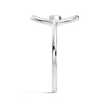 טבעת יהלומים במבנה עגול עם יהלום עגול 0.05 קראט