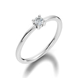 (LSR2972D) Gold and natural diamond ring 0.50 carat