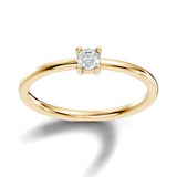 (LSR2972D) Gold and natural diamond ring 0.50 carat