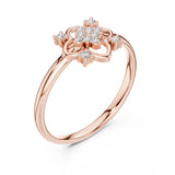 (LSR2972D) Gold and natural diamond ring 0.50 carat