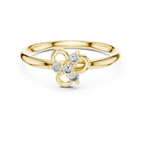 (LSR2972D) Gold and natural diamond ring 0.50 carat