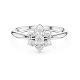 (LSR2972D) Gold and natural diamond ring 0.50 carat