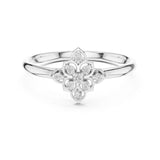 (LSR2972D) Gold and natural diamond ring 0.50 carat