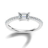 (LSR2972D) Gold and natural diamond ring 0.50 carat