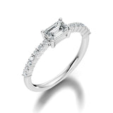 (LSR2972D) Gold and natural diamond ring 0.50 carat