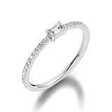 (LSR2972D) Gold and natural diamond ring 0.50 carat