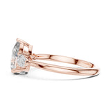 (LSR2972D) Gold and natural diamond ring 0.50 carat