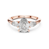 (LSR2972D) Gold and natural diamond ring 0.50 carat