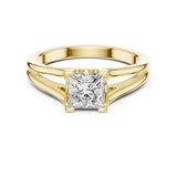 (LSR2972D) Gold and natural diamond ring 0.50 carat
