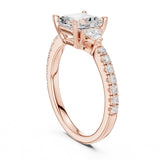 (LSR2972D) Gold and natural diamond ring 0.50 carat