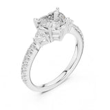 (LSR2972D) Gold and natural diamond ring 0.50 carat