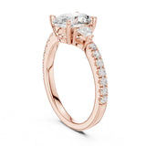 (LSR2972D) Gold and natural diamond ring 0.50 carat