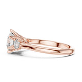 (LSR2972D) Gold and natural diamond ring 0.50 carat
