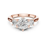 (LSR2972D) Gold and natural diamond ring 0.50 carat