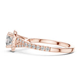 (LSR2972D) Gold and natural diamond ring 0.50 carat