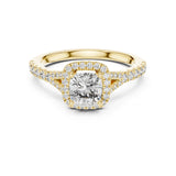(LSR2972D) Gold and natural diamond ring 0.50 carat