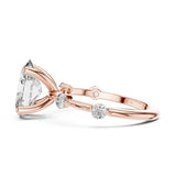 (LSR2972D) Gold and natural diamond ring 0.50 carat