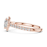 (LSR2972D) Gold and natural diamond ring 0.50 carat