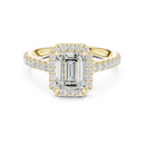 (LSR2972D) Gold and natural diamond ring 0.50 carat