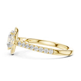 (LSR2972D) Gold and natural diamond ring 0.50 carat