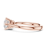 (LSR2972D) Gold and natural diamond ring 0.50 carat