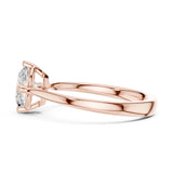 (LSR2972D) Gold and natural diamond ring 0.50 carat