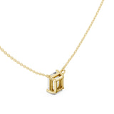 (SP1701D) Gold and Lab-Ground Diamond Necklace 0.25 Carat