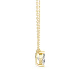 (SP1701D) Gold and Lab-Ground Diamond Necklace 0.25 Carat