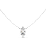 (SP1701D) Gold and Lab-Ground Diamond Necklace 0.25 Carat