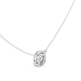 (SP1701D) Gold and Lab-Ground Diamond Necklace 0.25 Carat
