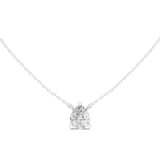 (SP1701D) Gold and Lab-Ground Diamond Necklace 0.25 Carat