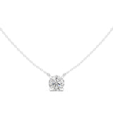 (SP1701D) Gold and Lab-Ground Diamond Necklace 0.25 Carat