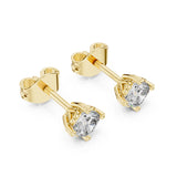 (SP1701D) Gold and Lab-Ground Diamond Necklace 0.25 Carat